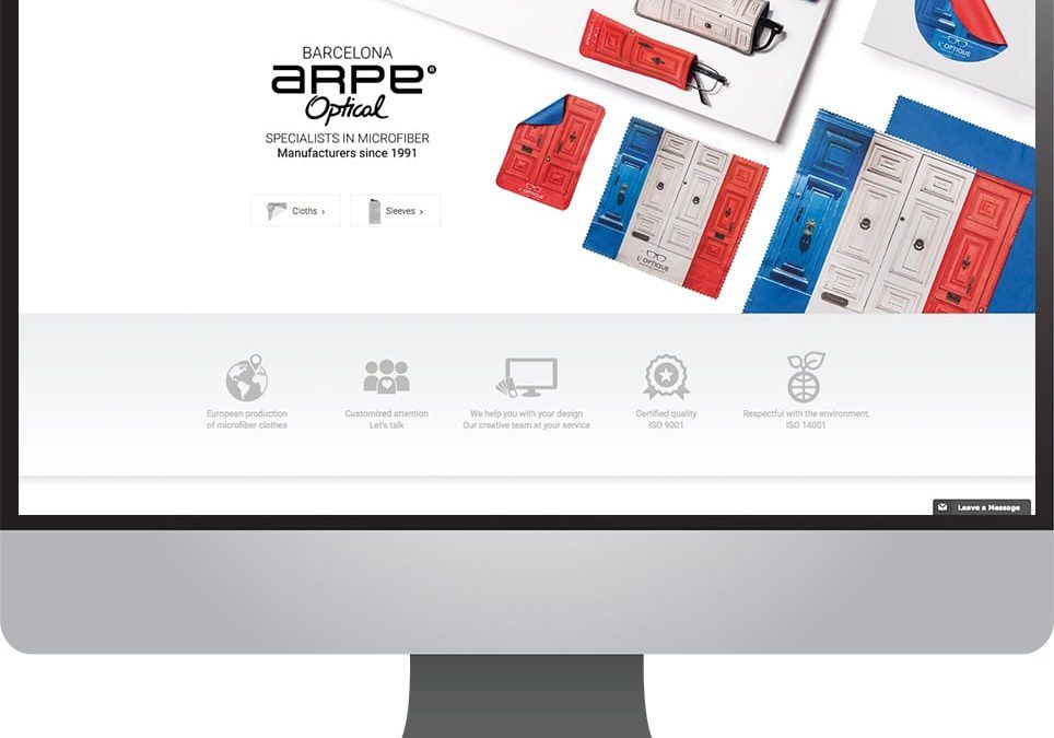 ARPE estrena web para el sector óptico