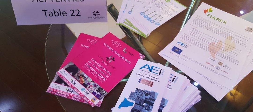 AEI Tèxtils was presented at the Technical Textile Meetings Morocco