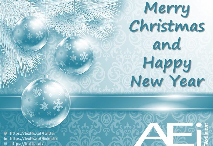 La AEI Tèxtils os desea una feliz Navidad y un próspero Año Nuevo