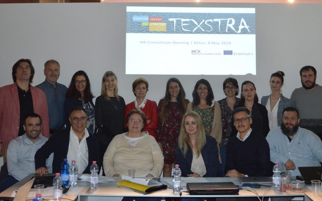 Monitoring meeting of TEXSTRA project in Milano