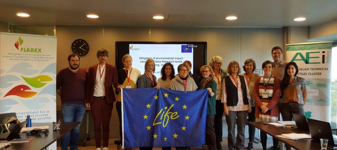 The European Commission visits the LIFE-FLAREX project in Terrassa