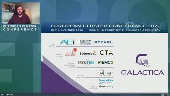 Participación activa del clúster en la European Cluster Conference 2020
