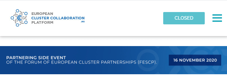 Participem al Partnering Side Event of the Forum of European Cluster Partnerships