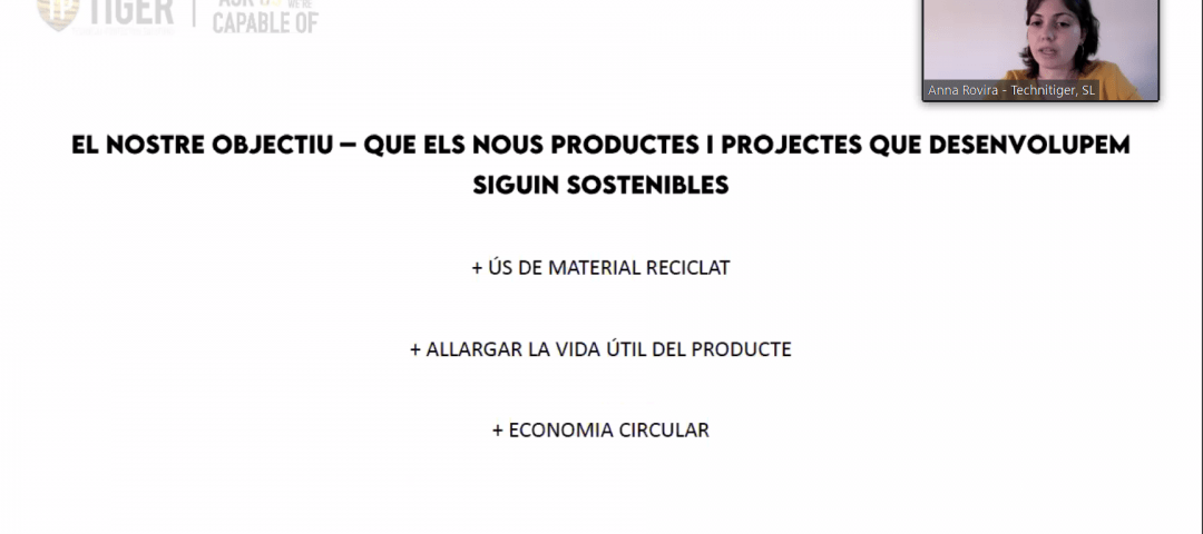 El soci Technitiger explica el seu cas d’ecodisseny i economia circular a la jornada «L’ecodisseny aplicat a la indústria»
