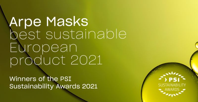 Arpe ha sido galardonada con el premio “Sustainable Textile Product of the Year” otorgado por PSI