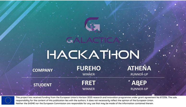 GALACTICA awarded 50k€ in prizes for the first hackathon winners