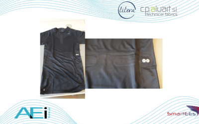 C.P. ALUART presents its smart textile prototype for personal protection