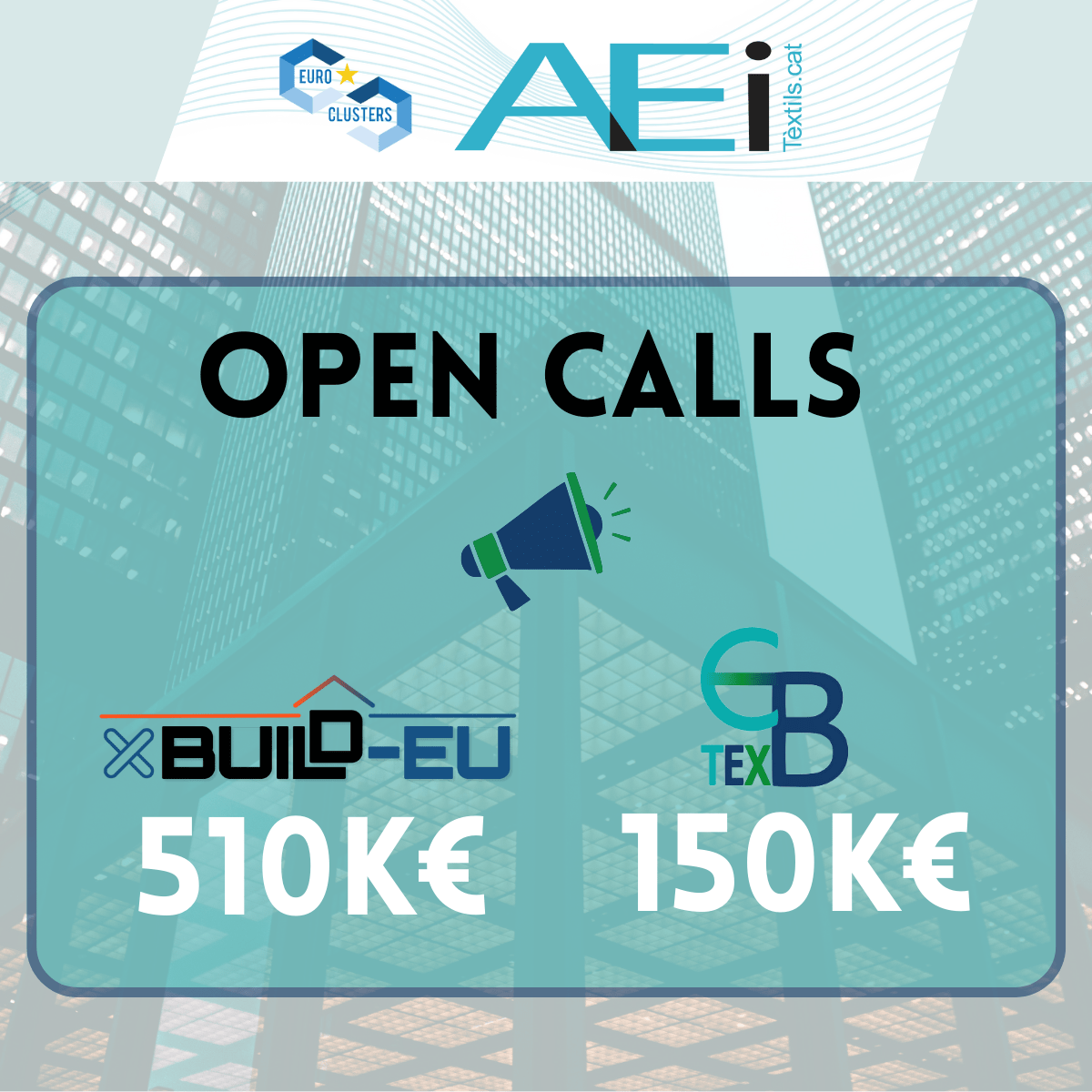 xBUILD-EU & EuroBoosTEX Open Calls